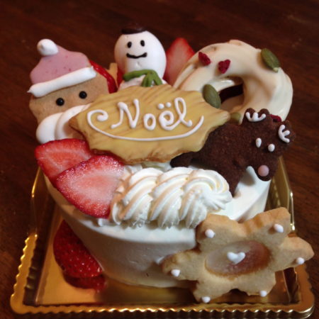 本日よりクリスマスケーキ いのこ菓子店